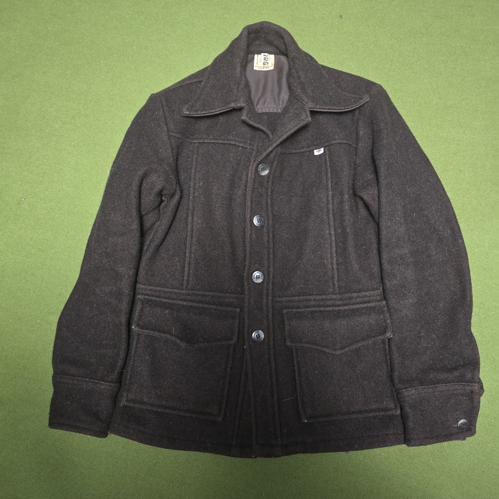 Men's 70's GwG Brown Wool Jacket